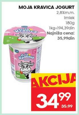 MOJA KRAVICA JOGURT