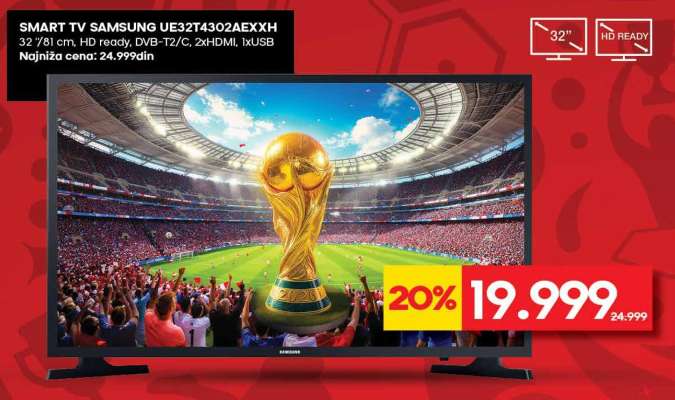 SMART TV SAMSUNG UE32T4302AEXXH