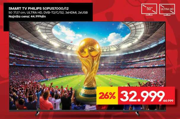 SMART TV PHILIPS 50PUS7000/12