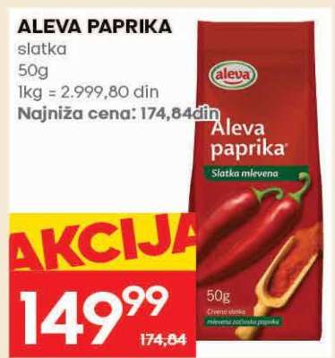 ALEVA PAPRIKA