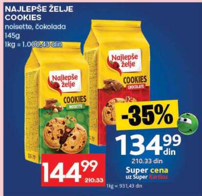NAJLEPŠE ŽELJE COOKIES