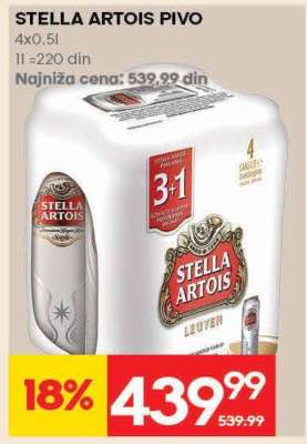 Stella Artois pivo