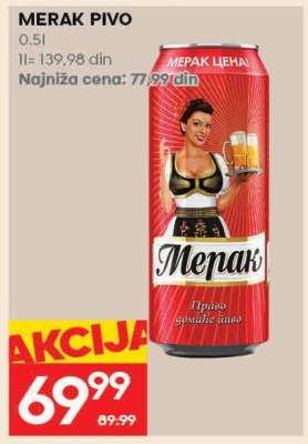 Merak pivo