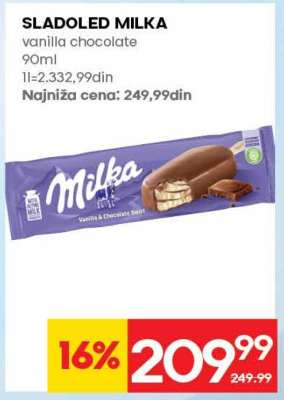 Sladoled Milka
