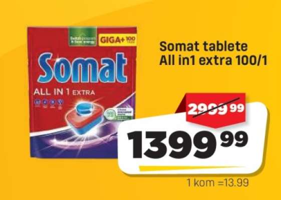 Somat tablete All in1 extra 100/1