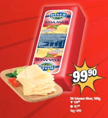 Sir Edamer Biser 100g