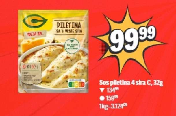 Sos piletina 4 sira C , 32g