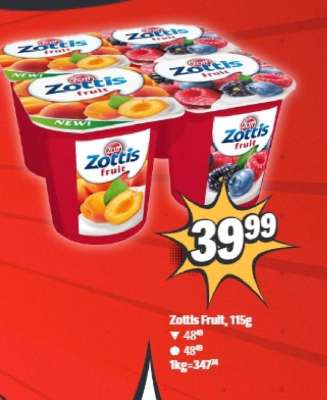 Zottis Fruit, 115g