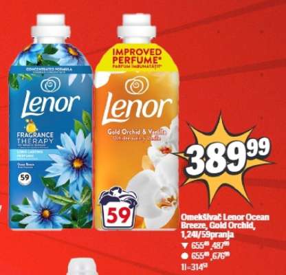 Omekšivač Lenor Ocean Breeze, Gold Orchid