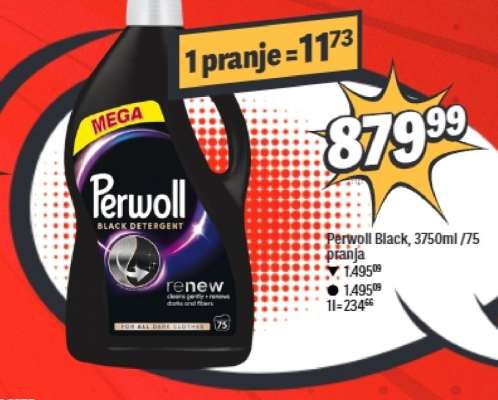 Perwoll Black 3750ml/75 pranja