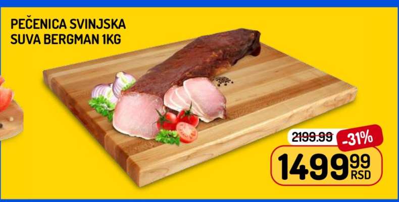 Pečenica svinjska suva Bergman 1kg