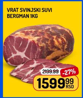 VRAT SVINJSKI SUVI BERGMAN 1KG