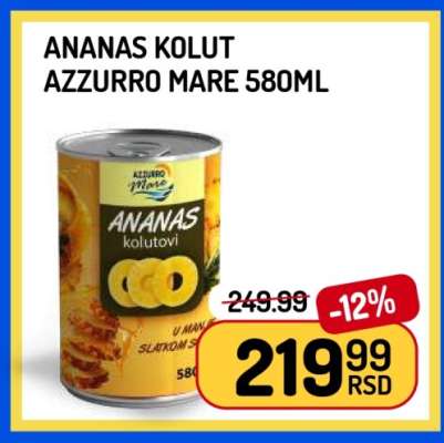 ANANAS KOLUT AZZURRO MARE 580ml