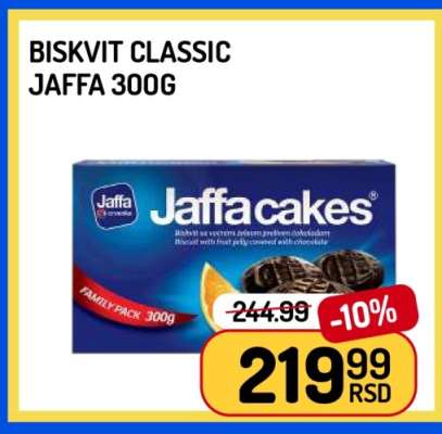 Biskvit Classic Jaffa 300g