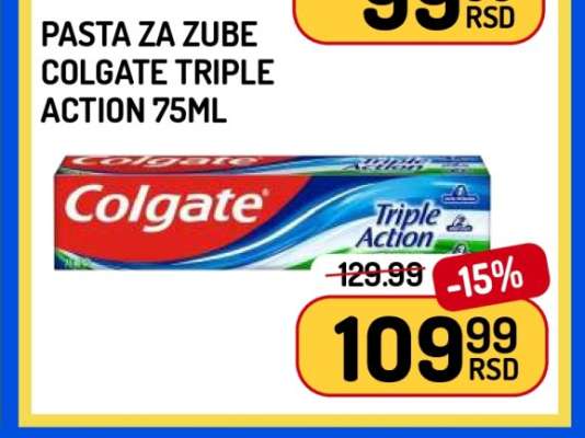 Pasta za zube Colgate triple action 75ml