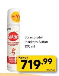 Sprej protiv insekata Autan 100 ml