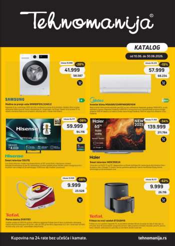 Tehnomanija katalog - 10.06.2026 - 30.06.2026.