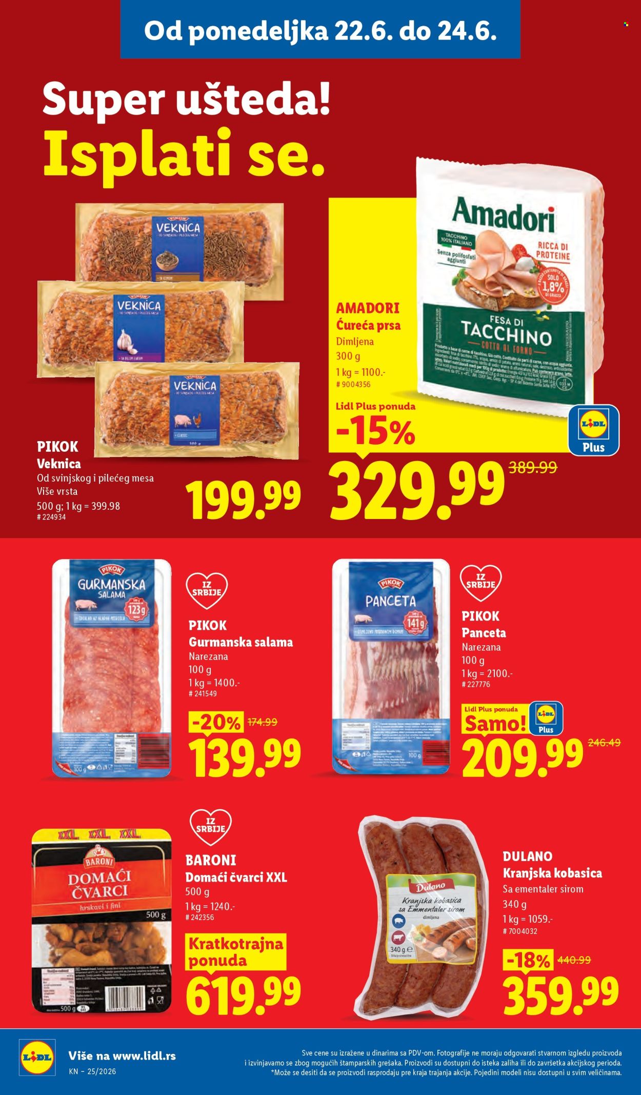 Lidl katalog - 18.06.2026 - 24.06.2026. Stranica 100