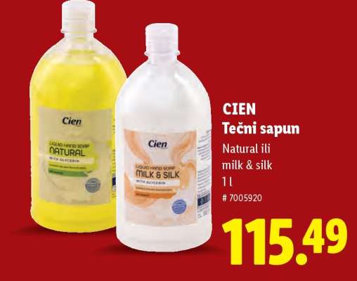 Cien Tečni sapun