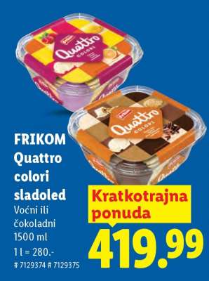 Frikom
Quattro Colori
sladoled