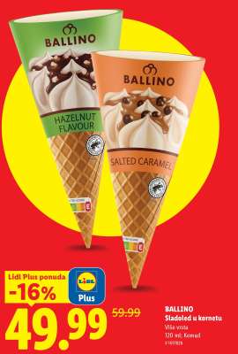 Ballino Sladoled u kornetu