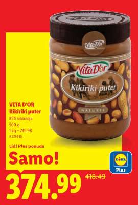 Vita D‘or Kikiriki puter