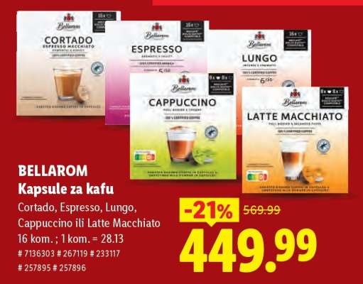 Bellarom Kapsule za kafu