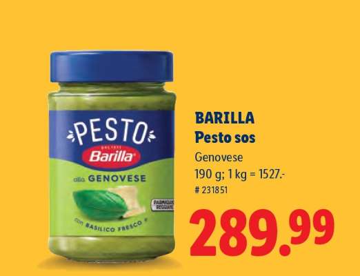 Barilla Pesto sos