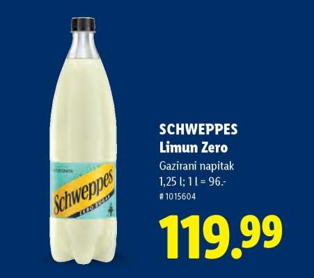 SCHWEPPES Limun Zero