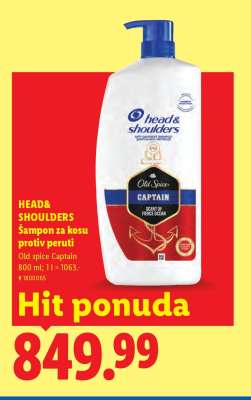 HEAD&SHOULDERS Šampon za kosu protiv peruti