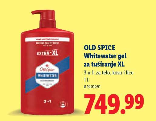 OLD SPICE Whitewater gel za tuširanje XL