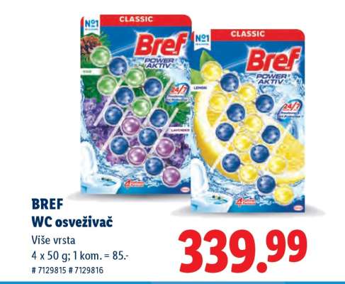 Bref WC osveživač