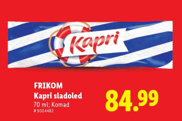 KAPRI SLADOLED