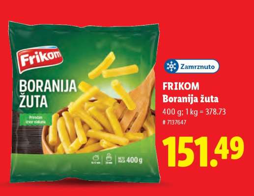 Frikom Boranija žuta