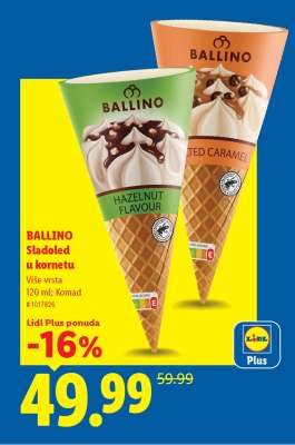 Ballino Sladoled u kornetu