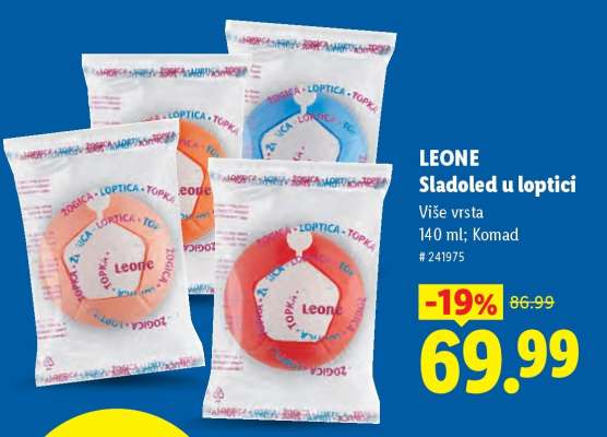 Leone Sladoled u loptici