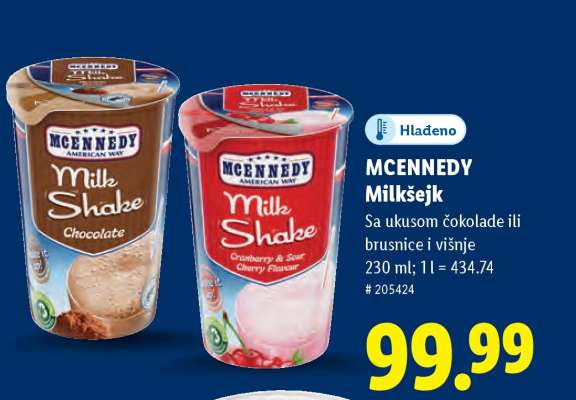 MCENNEDY Milkšejk