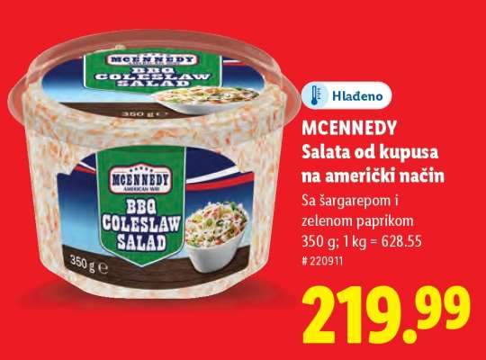 Mcennedy Salata od kupusa na američki način
