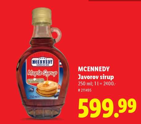 Mcennedy Javorov sirup
