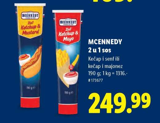 MCENNEDY 2 u 1 sos
