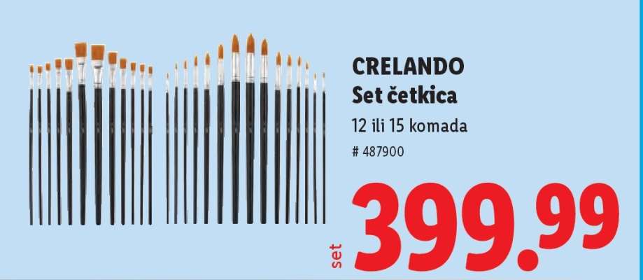 Crelando Set četkica
