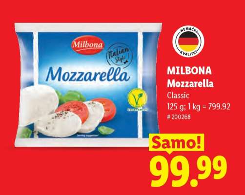 Milbona Mozzarella