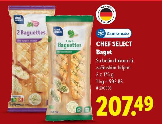 Chef Select baget