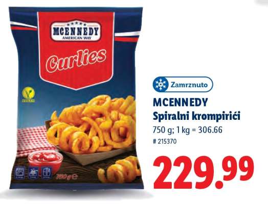 MCENNEDY Spiralni krompirići