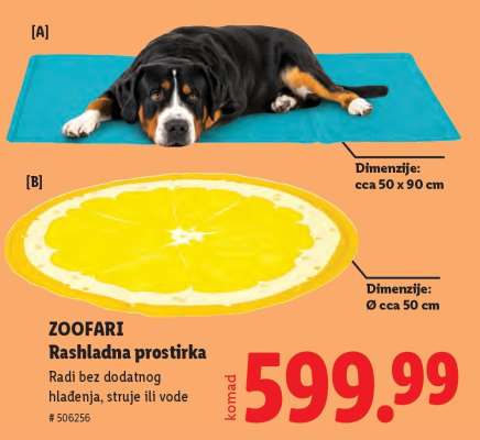 ZOOFARI Rashladna prostirka