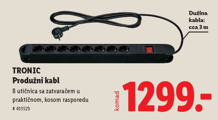 TRONIC Produžni kabl
