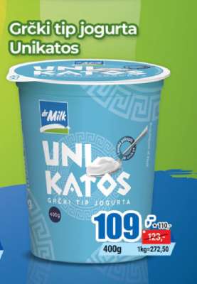 Grčki tip jogurta Unikatos