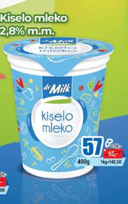 Kiselo mleko 2.8% m.m.