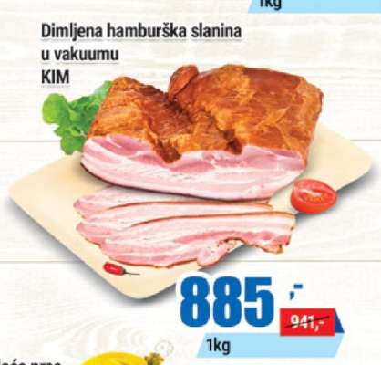 Dimljena hamburška slanina u vakuumu KIM