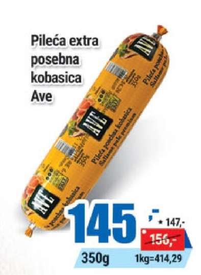 Pileća extra posebna kobasica Ave